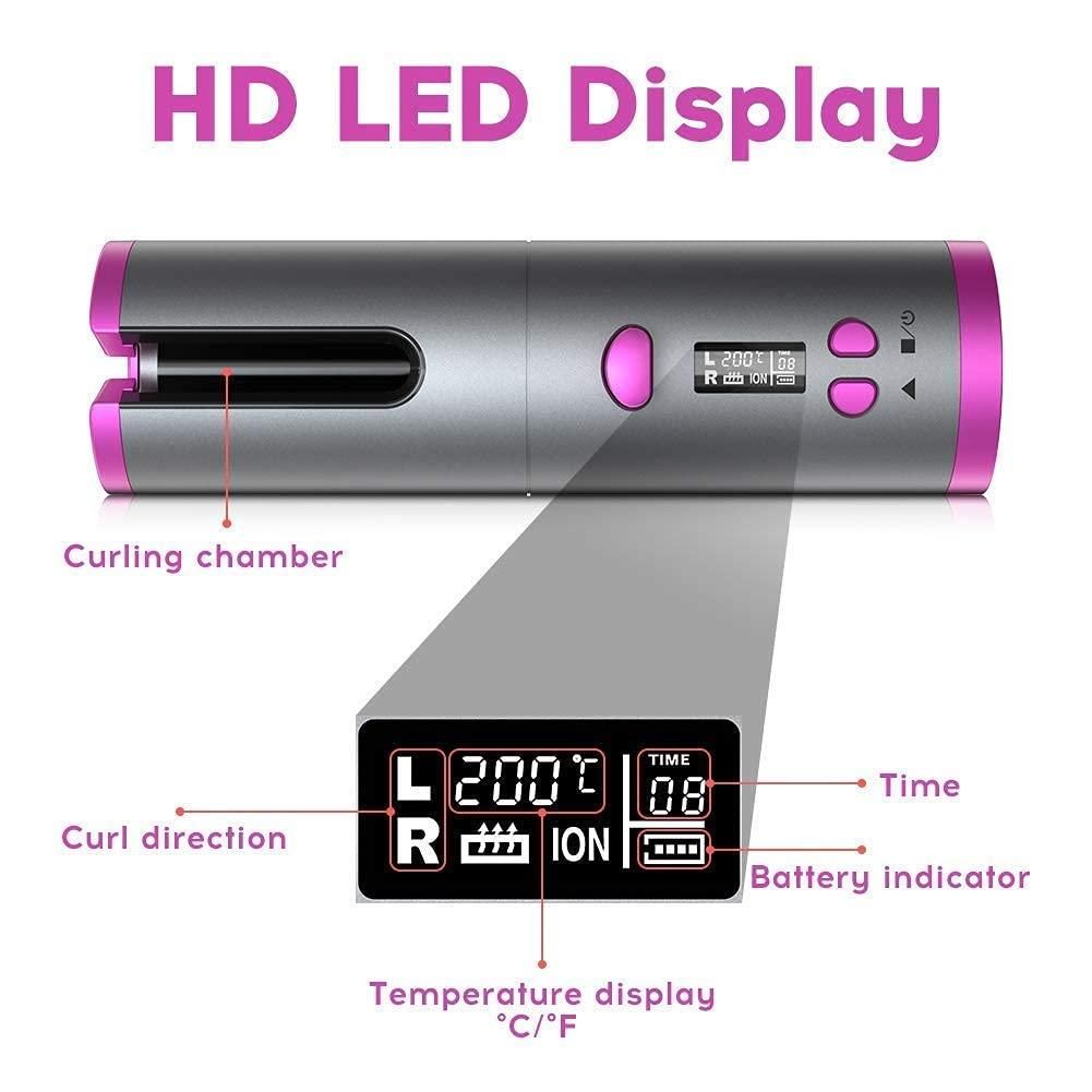 Usb Rechargeable Automatic Hair Curler