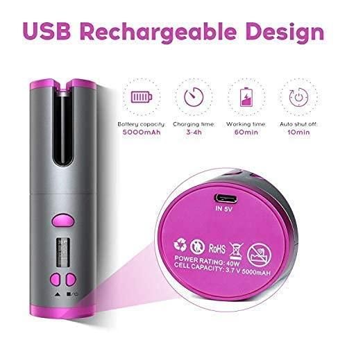 Usb Rechargeable Automatic Hair Curler