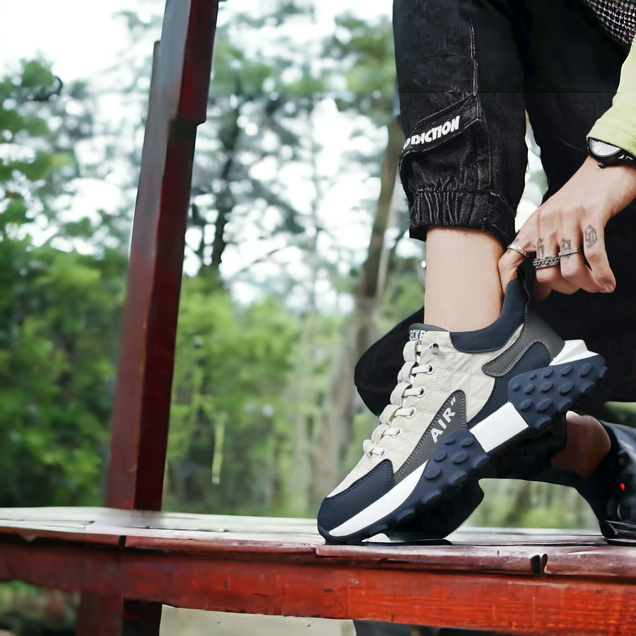 Hyperbuy Basics: Men's Sneakers Premium Quality Non-Slip & Comfortable Casual Footwear
